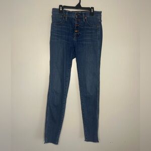 Madewell 10” high-rise skinny jeans 26
